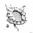 rafflesia tattoo design idea