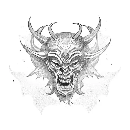 devil money cars wepons  tattoo design idea