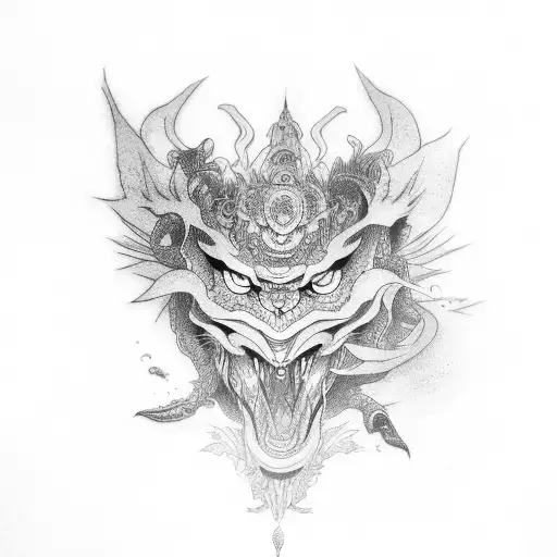 Rengoku tattoo design idea