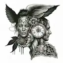 engineering and love and pain and betrayal and lost friendship tattoo design idea