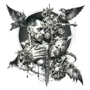 engineering and love and pain and betrayal and lost friendship tattoo design idea