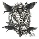 engineering and love and pain and betrayal and lost friendship tattoo design idea