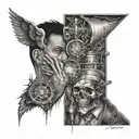 engineering and love and pain and betrayal and lost friendship tattoo design idea