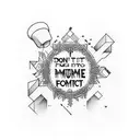 Don't forget us don't forget me everything about me tattoo design idea