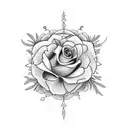 flores  tattoo design idea