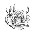 flores  tattoo design idea