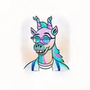 Bojack Horseman tattoo design idea