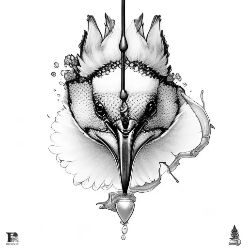 kingfisher  tattoo design idea