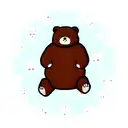 Bear tattoo design idea