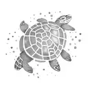 turtle wakeboard  tattoo design idea