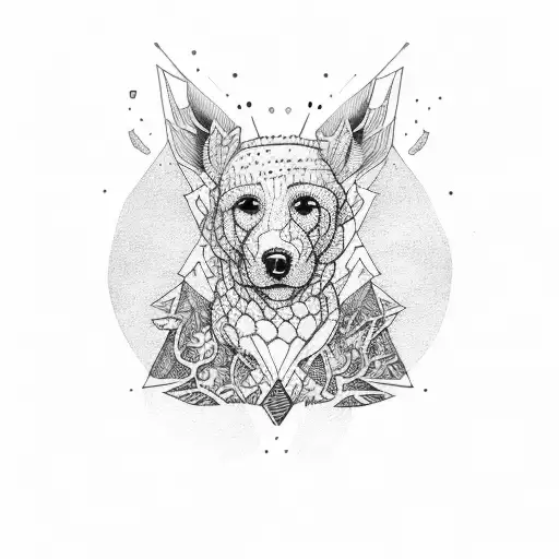 skis tattoo design idea