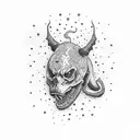 Gluttony tattoo design idea