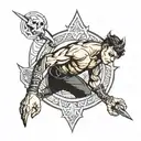 Cody rhodes tattoo design idea
