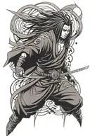 Madara Uchiha tattoo design idea