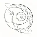 Resilience, femininity, reborn, change, eternity, evolving, Fibonacci sequence  tattoo design idea