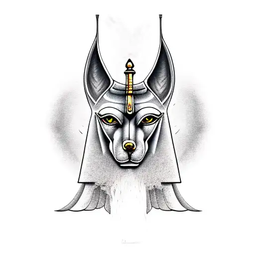 Anubis tattoo design idea