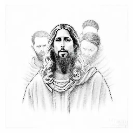 Donda and Jesus is King album covers tattoo design idea