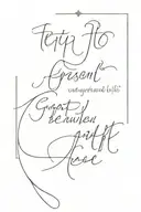 texto: For a reason understand accept and be grateful your life goes to where you tattoo design idea