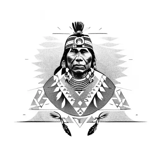 inca and native american. shoulder tattoo tattoo design idea