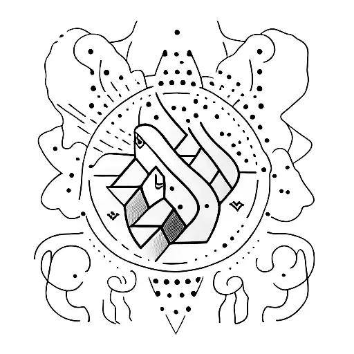 Silver Lining tattoo design idea