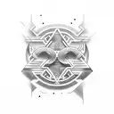 lettering AC tattoo design idea