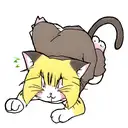 cat scratching tattoo design idea