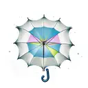 umbrella  tattoo design idea