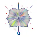 umbrella  tattoo design idea