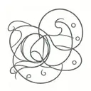 karma symbol tattoo design idea