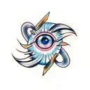 eye of the storm tattoo design idea