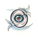 eye of the storm tattoo design idea