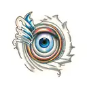 eye of the storm tattoo design idea