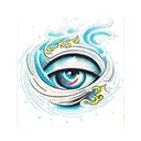 eye of the storm tattoo design idea