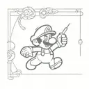 07082002 Mario tattoo design idea