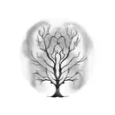 oliv tree tattoo design idea