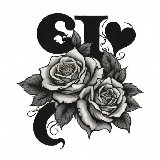 fuck love tattoo design idea