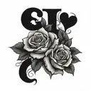 fuck love tattoo design idea