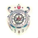 tea leaf tattoo design idea