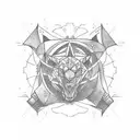 courage  tattoo design idea