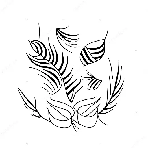 pheasant feathers tattoo design idea