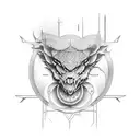 knowledge and power tattoo design idea