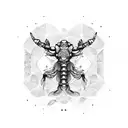 scorpio, pisces, libra tattoo design idea