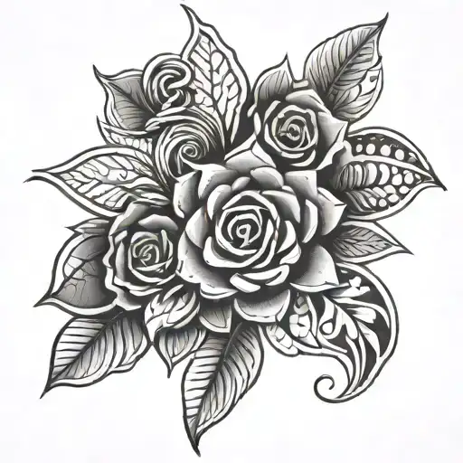 signature ck tattoo design idea