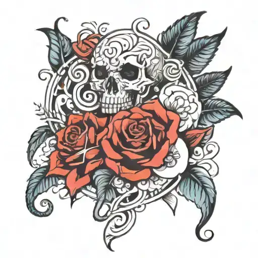 a soul-sucking love tattoo design idea