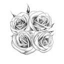 half sleeve tattoo with palm trees, roses, floral and an infinity tattoo design idea