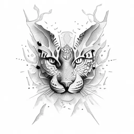 wine camo nature  tattoo design idea