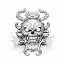 One Piece tattoo design idea