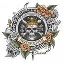 dedication, hard work, discipline tattoo tattoo design idea