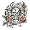 dedication, hard work, discipline tattoo tattoo design idea