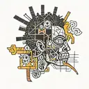 basquiat art tattoo tattoo design idea